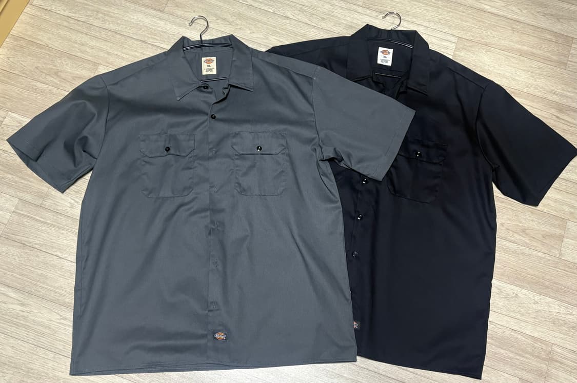 디키즈 반팔 워크셔츠 XL 2장 일괄 상품이미지1