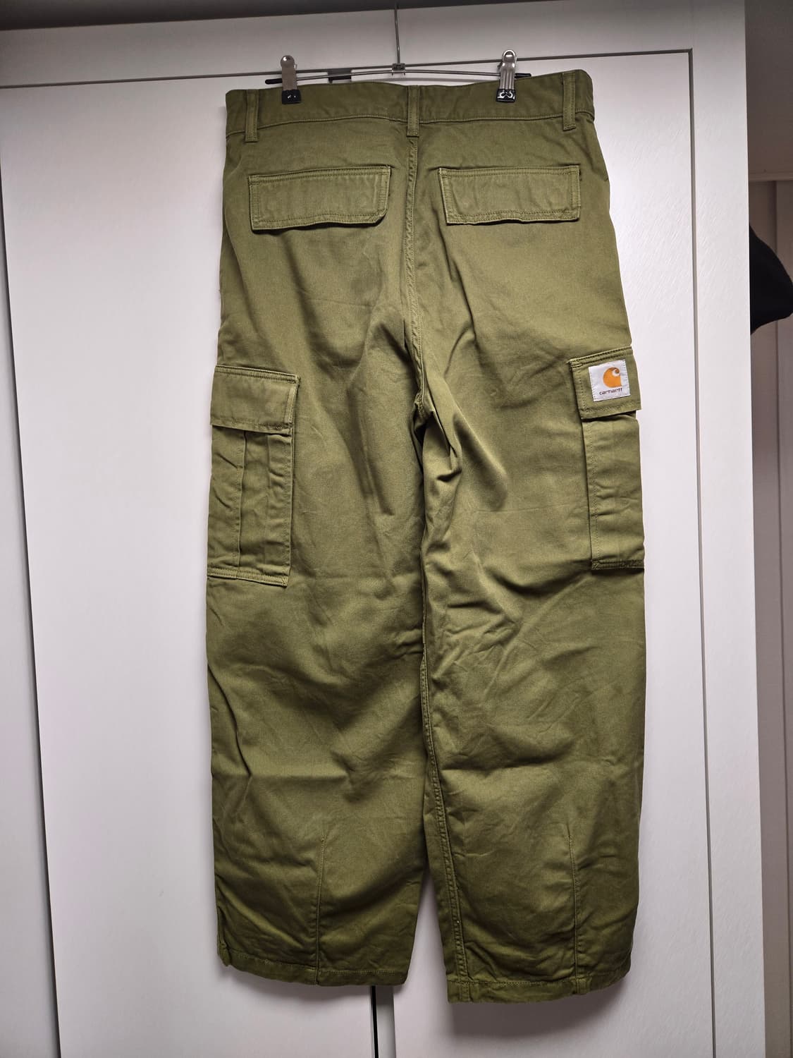 칼하트 WIP 콜 카고 팬츠 키위 가먼트 다이드 30 상품이미지1