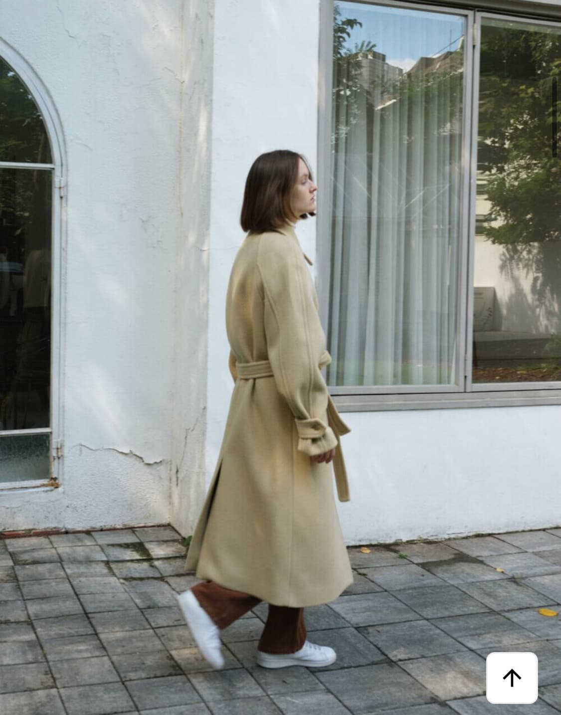 포저 pozer 레몬 헤링본 나그랑 롱코트 상품이미지5