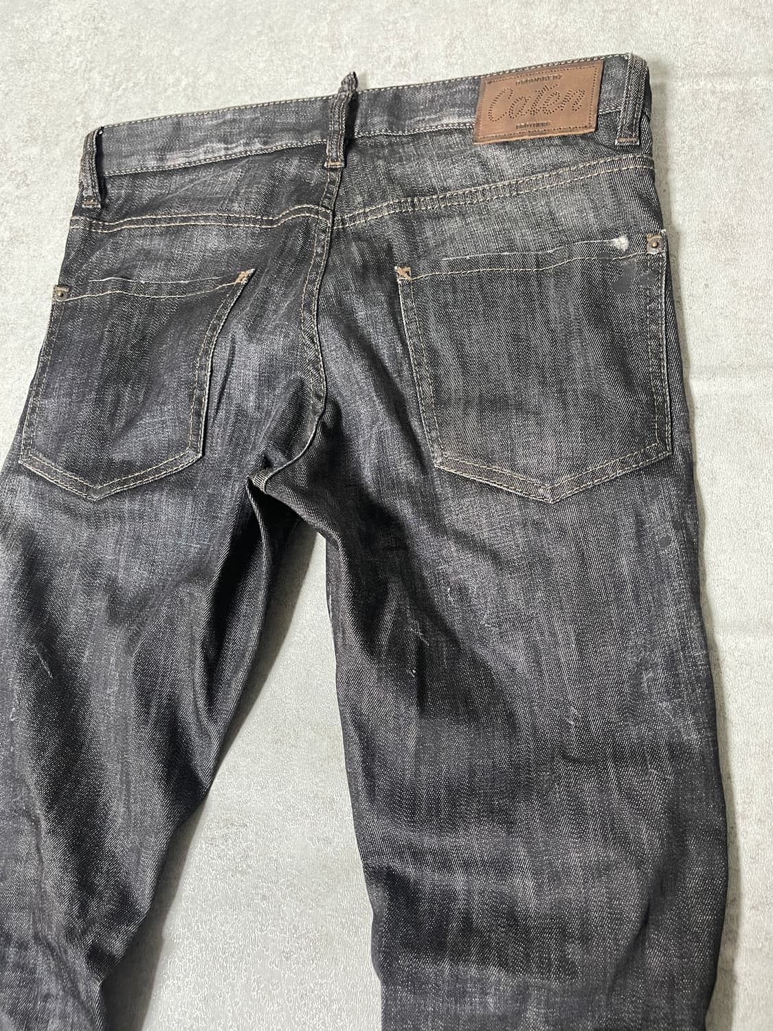 grey washing cutting jean 상품이미지6