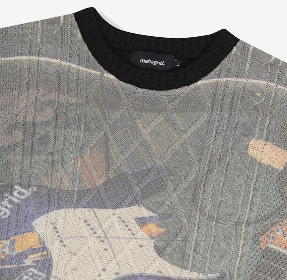 마하그리드 기타 케이블 니트 블랙 상품이미지4