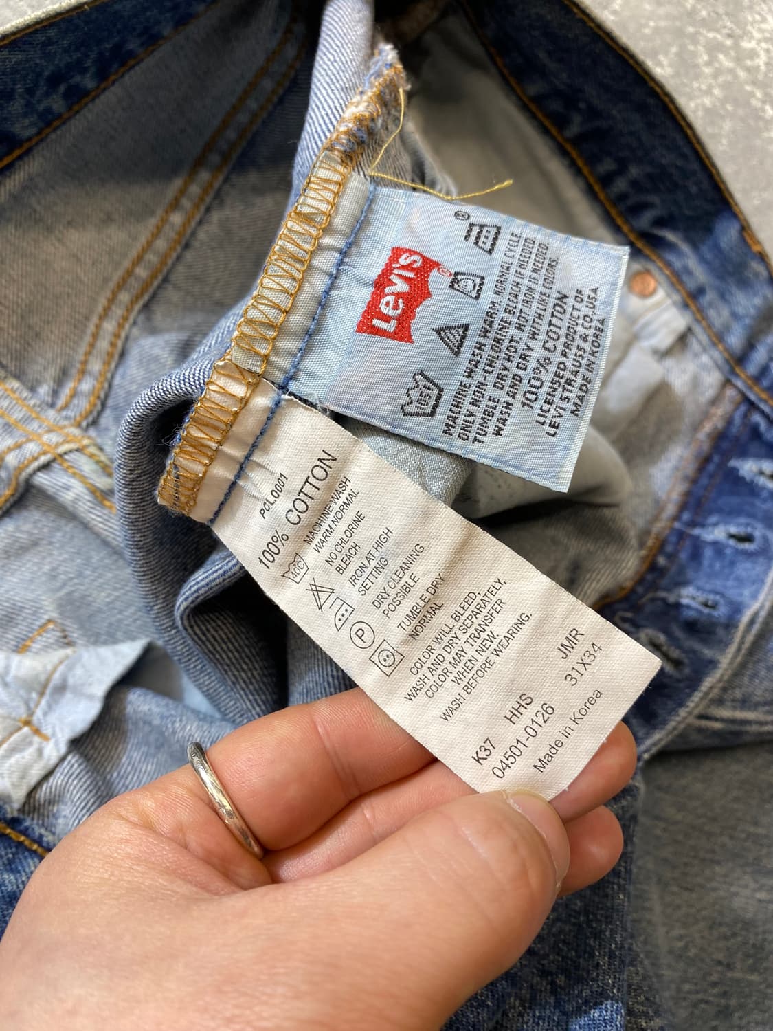 [30-31] 00s Levi's 501 리바이스 레귤러 핏 데님팬츠 상품이미지8