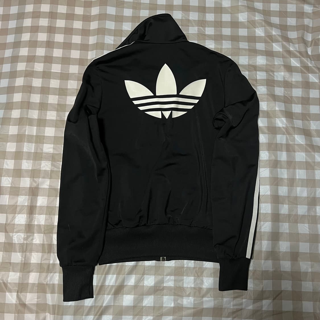 아디다스 여성 파이어버드 져지 블랙 90 삼선 트랙탑 집업 뒷로고 상품이미지3