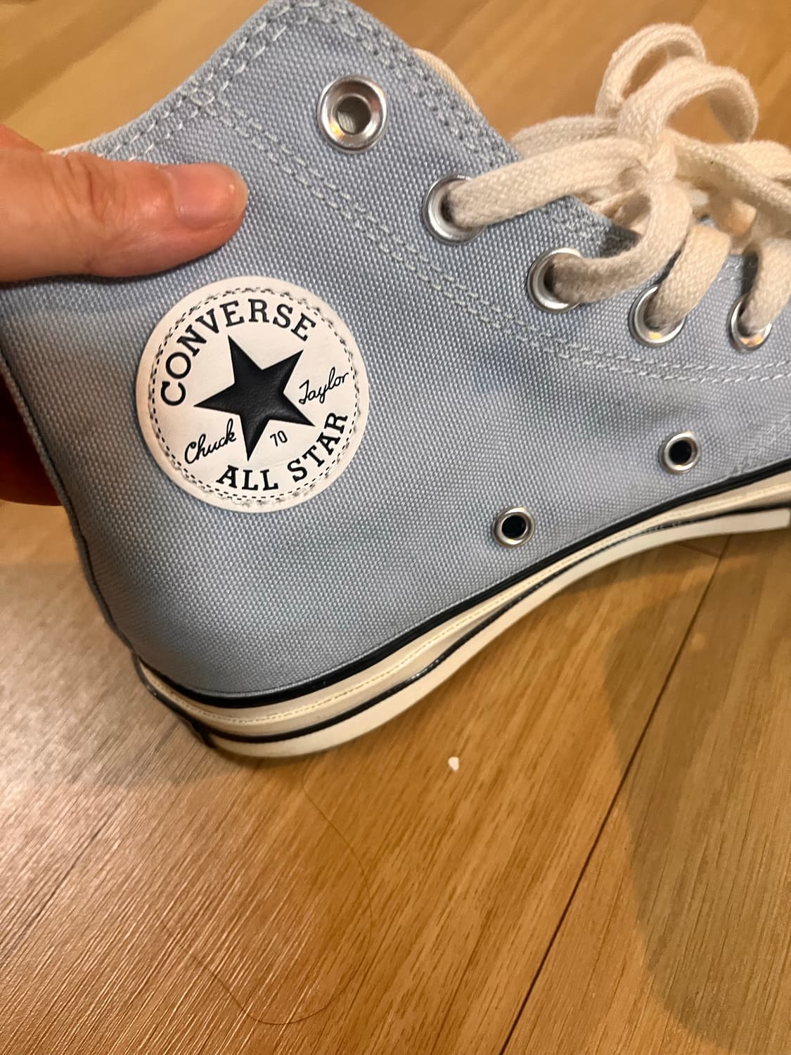 컨버스 척 70 하이 라이트 블루 색상 스니커즈 상품이미지6