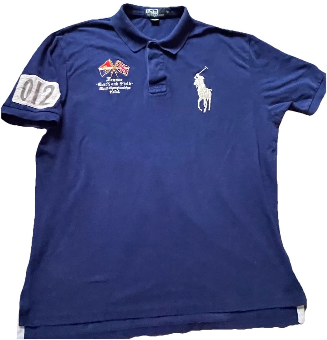 폴로 랄프로렌 빅포니 프랑스 트랙 앤 필드 1934 카라티 네이비 상품이미지1