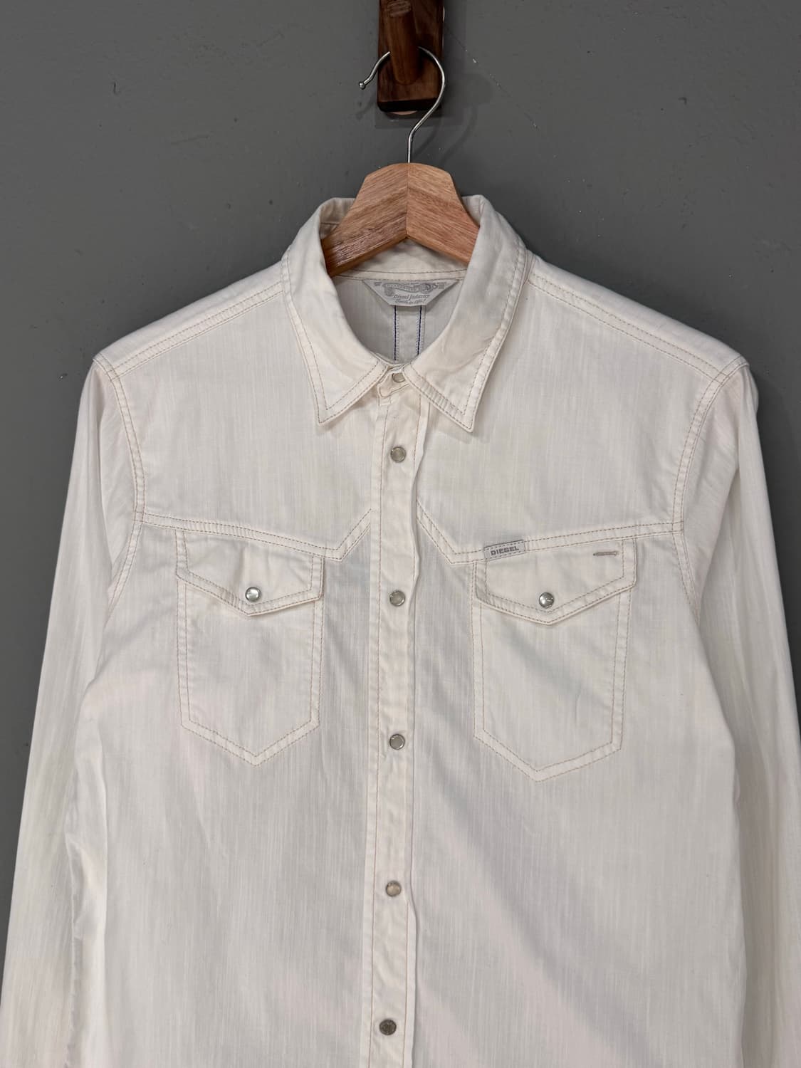 Diesel 디젤 화이트 웨스턴셔츠  상품이미지2