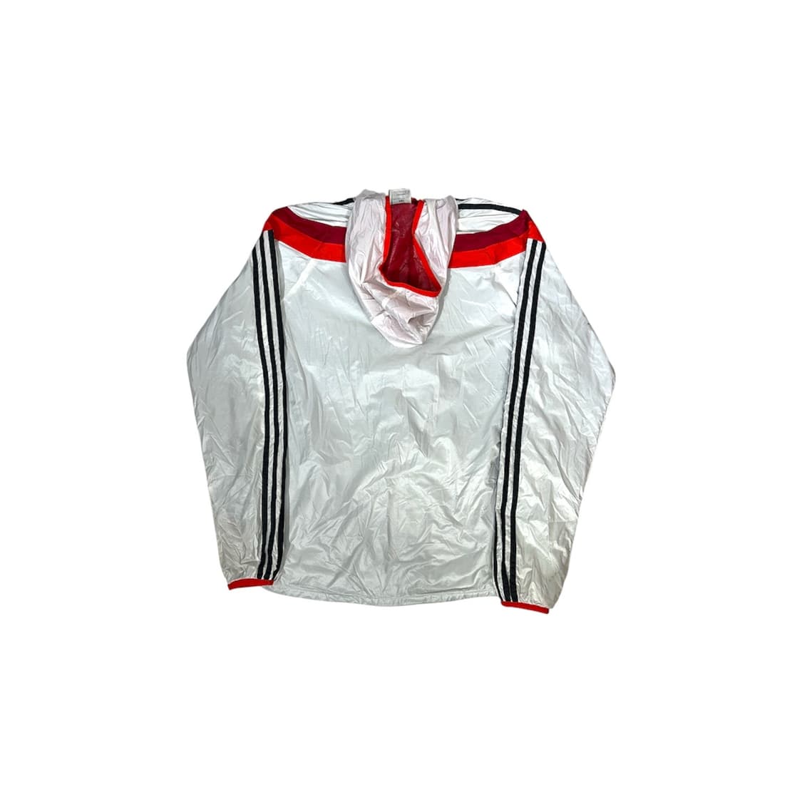 아디다스 화이트 블랙 삼선 대대장 독일 화이트 축구팀 바람막이 자켓 95 상품이미지6