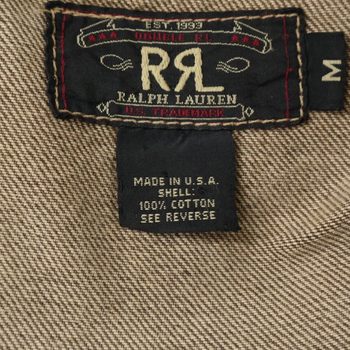 90s USA RRL 더블알엘 데님트러커 상품이미지2