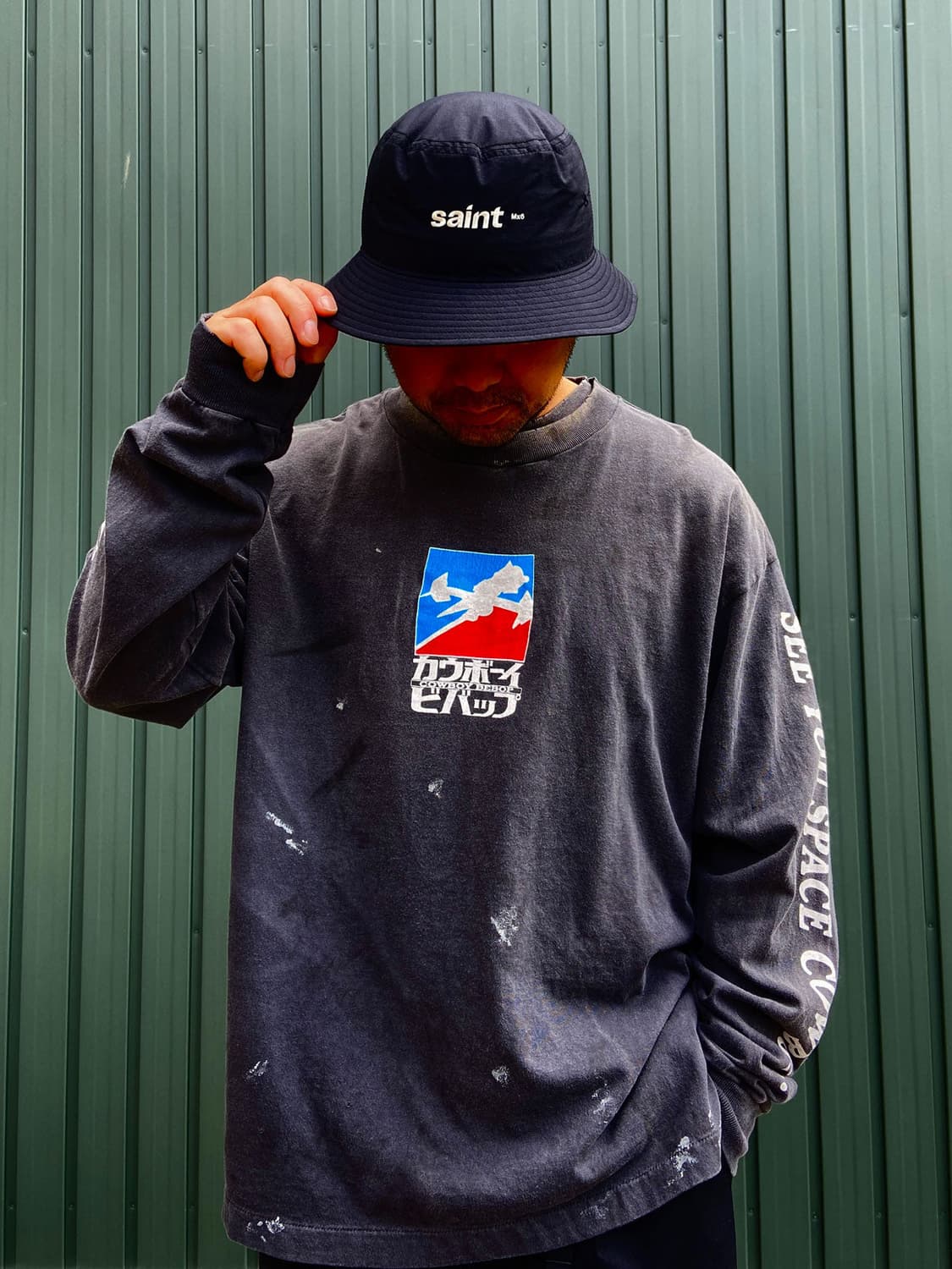 [L,XL] 세인트 미카엘 x 카우보이 비밥 긴팔 상품이미지1