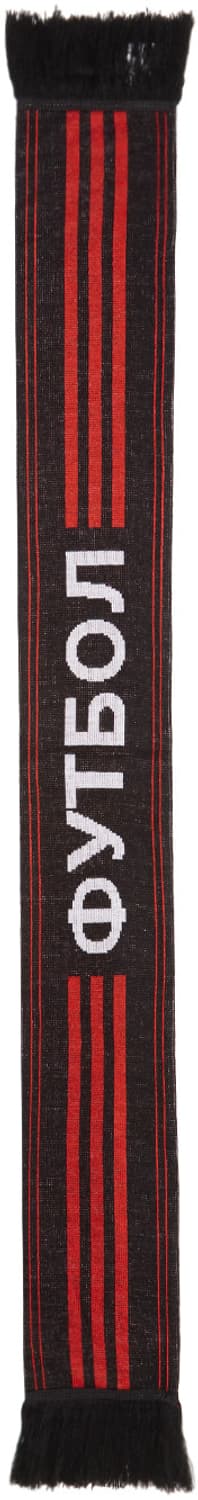 고샤 루브친스키 아디다스 머플러 목도리 검빨 상품이미지2