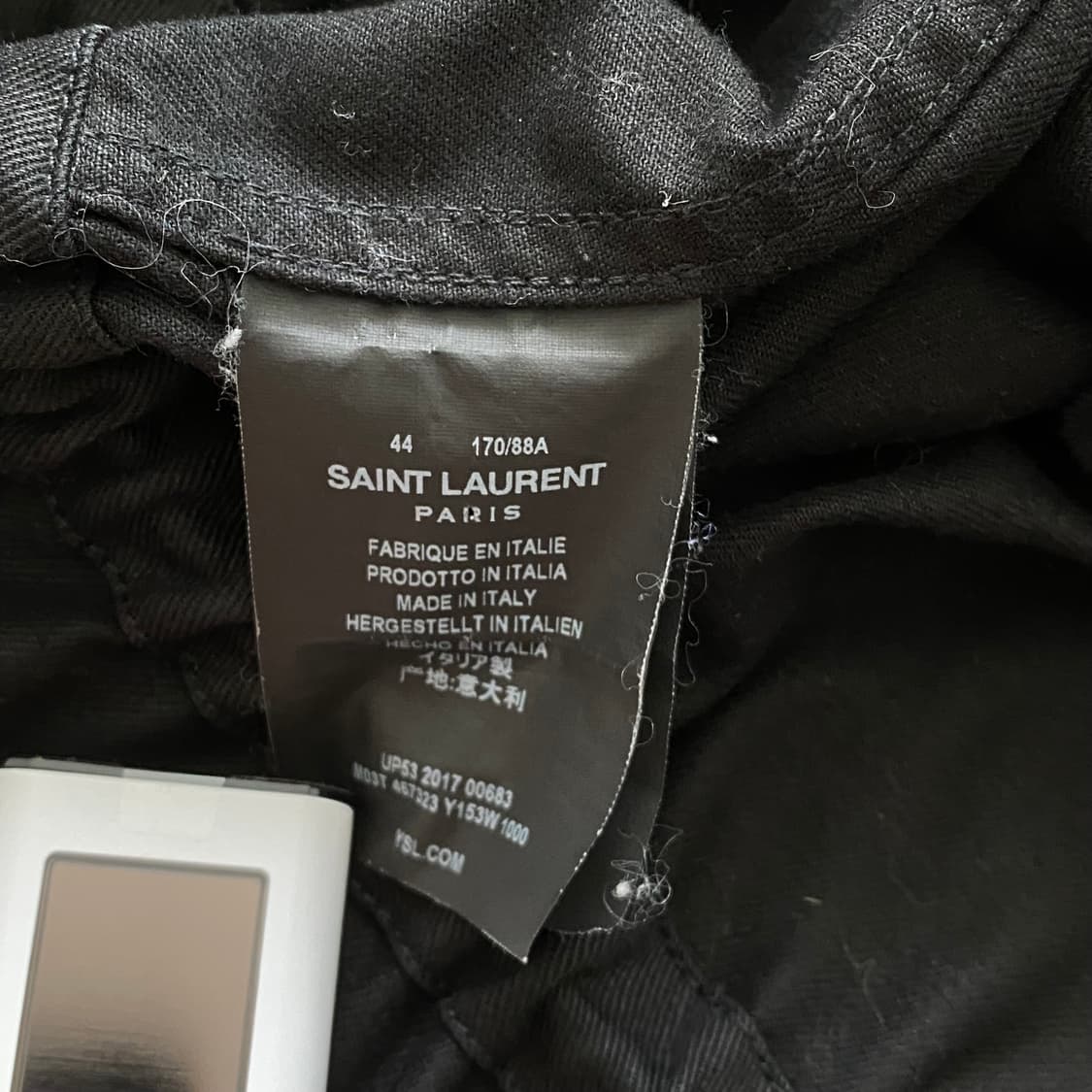 [L] 생로랑 17FW 밀리터리 카고자켓 블랙 상품이미지6