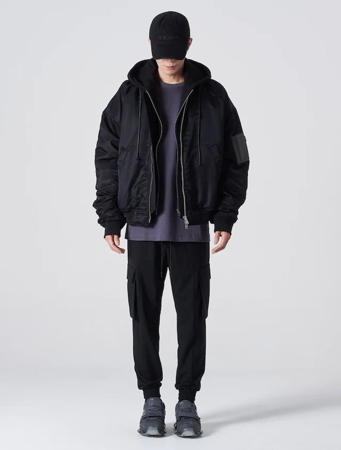 준지 후드 마원 MA-1 블랙 상품이미지4