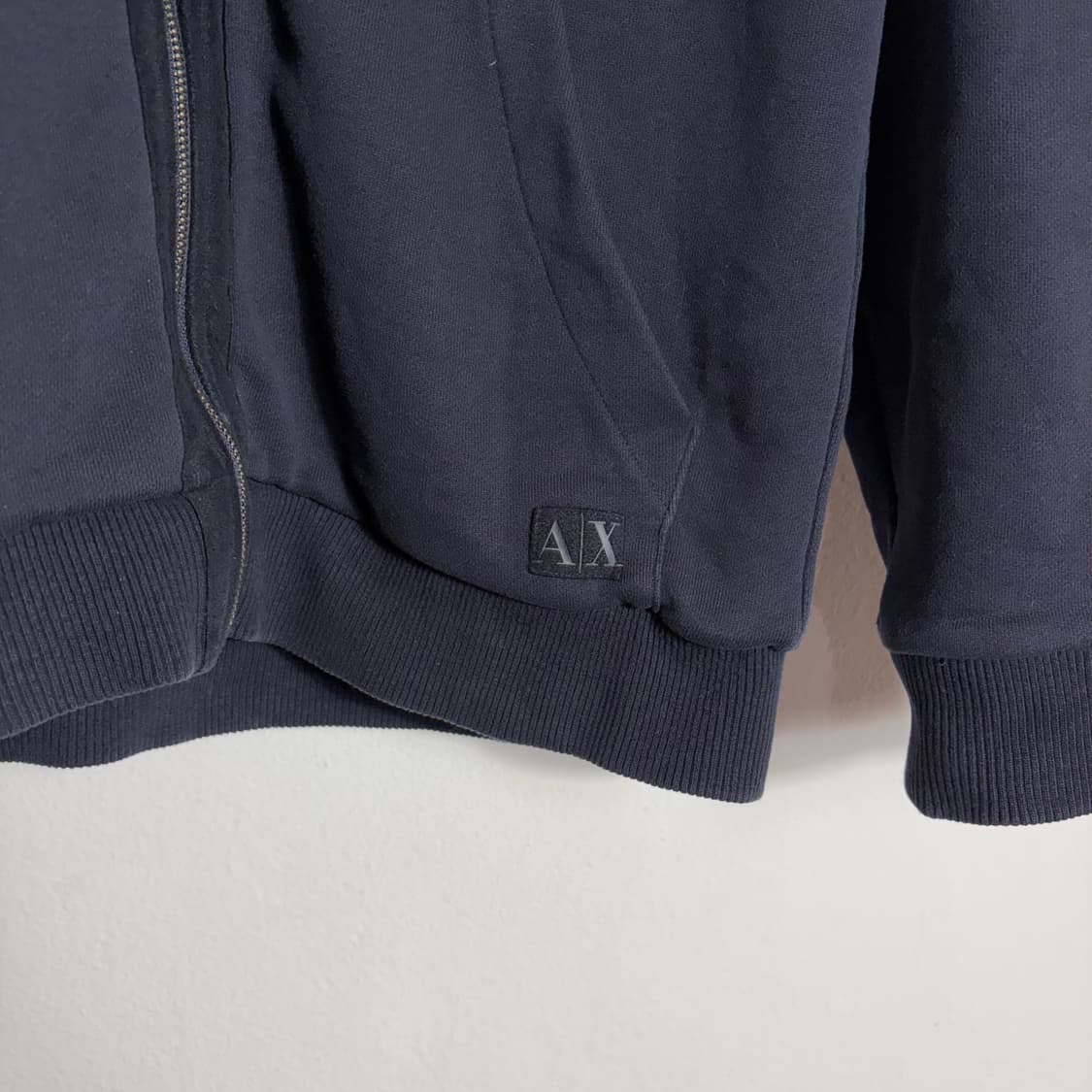 아르마니 익스체인지 네이비 후드 집업 점퍼(Free) 상품이미지4