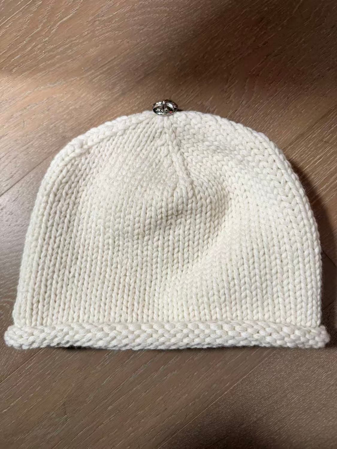 크롬하츠 비즈 크로스 비니 화이트 상품이미지3