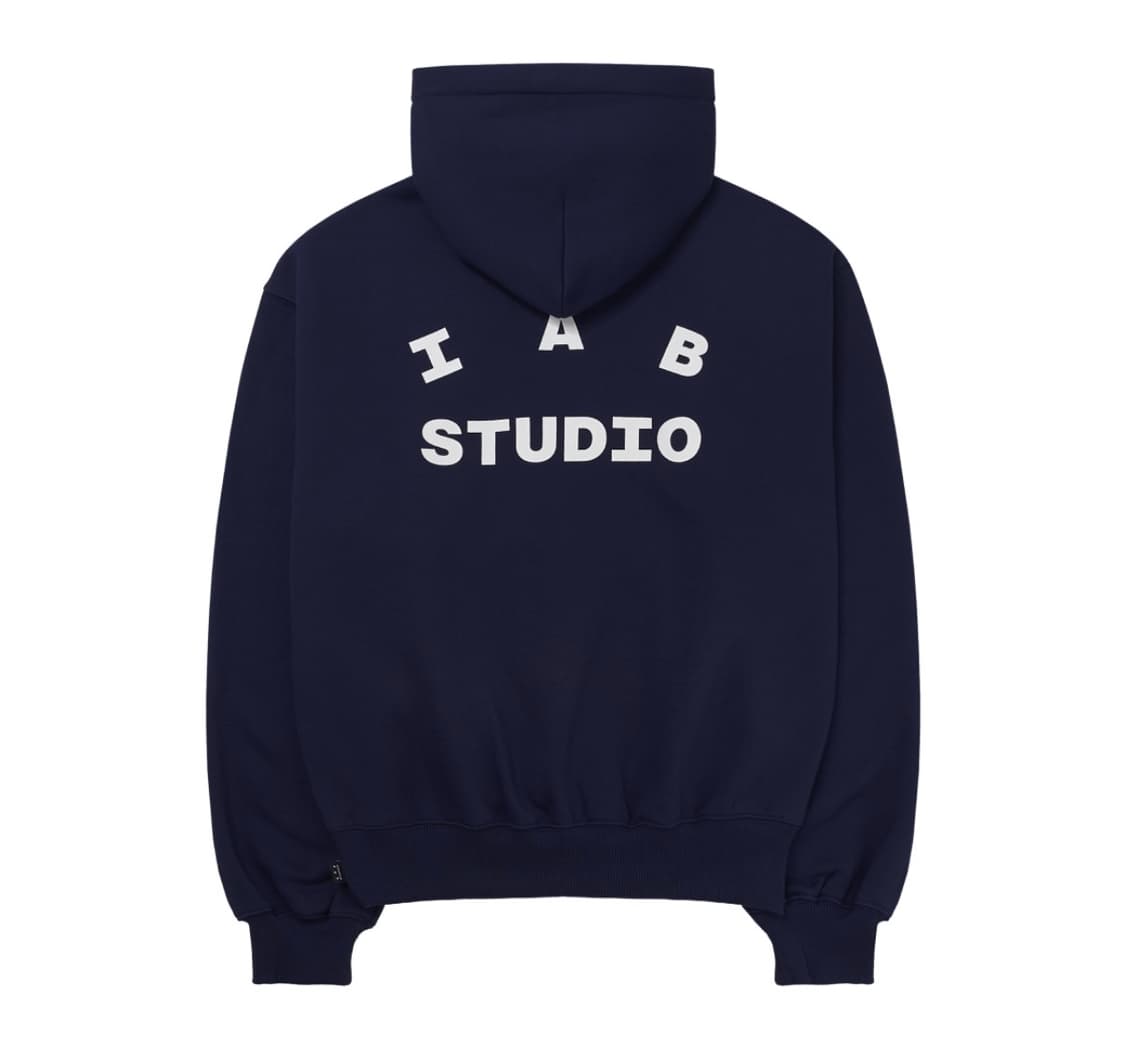 아이앱 스튜디오 아이앱 오리지널 후드 네이비 상품이미지2