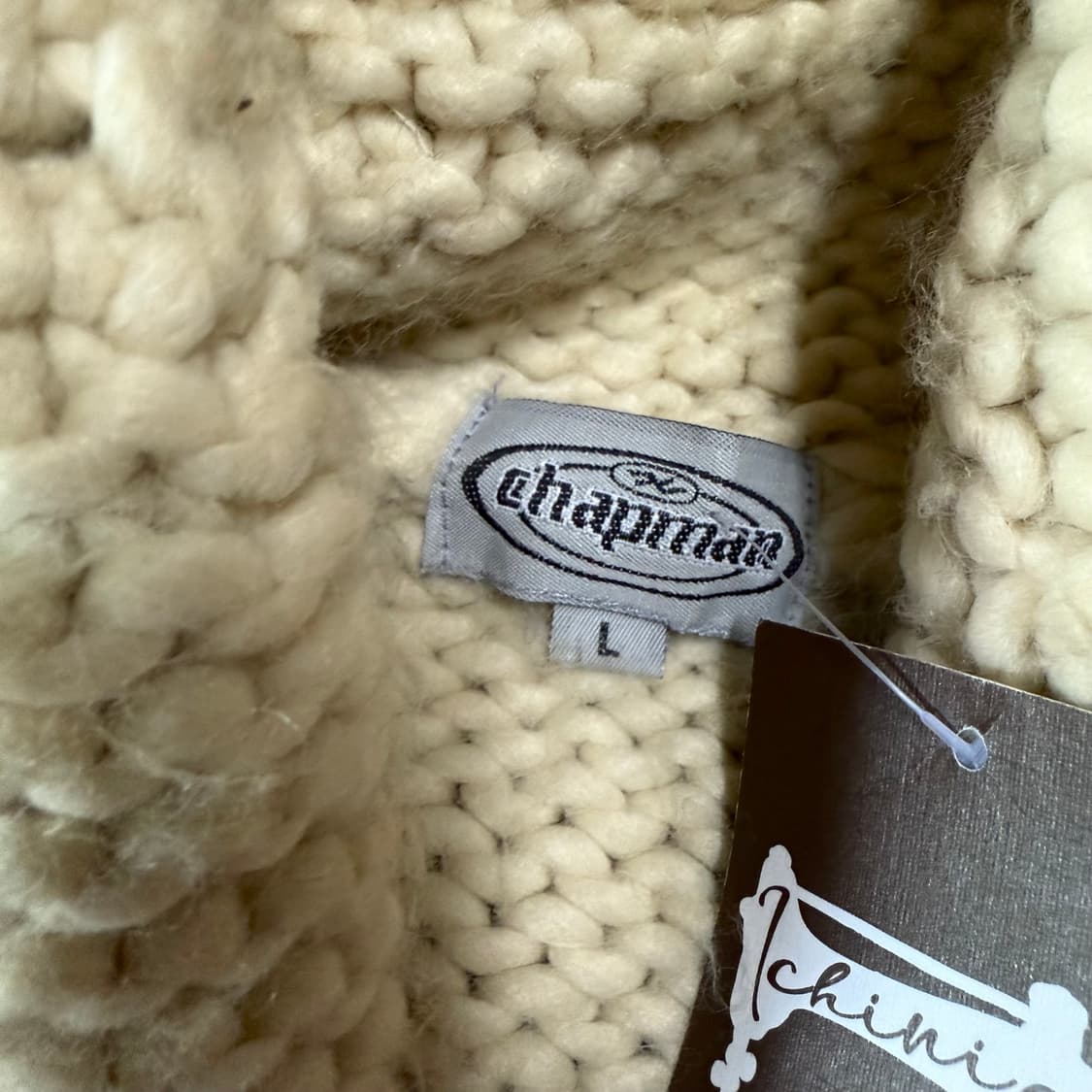 채프먼 Dale Chapman 패치 코위찬 스웨터 F 상품이미지5