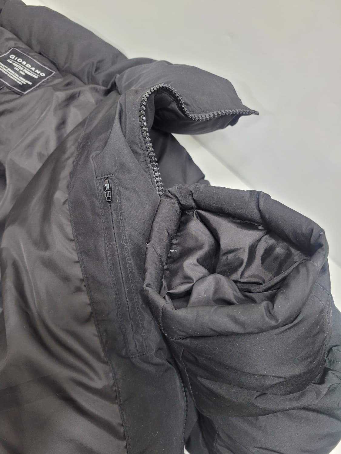 GIORDANO 지오다노 다운 푸퍼 패딩 / 남 L 블랙
 상품이미지5