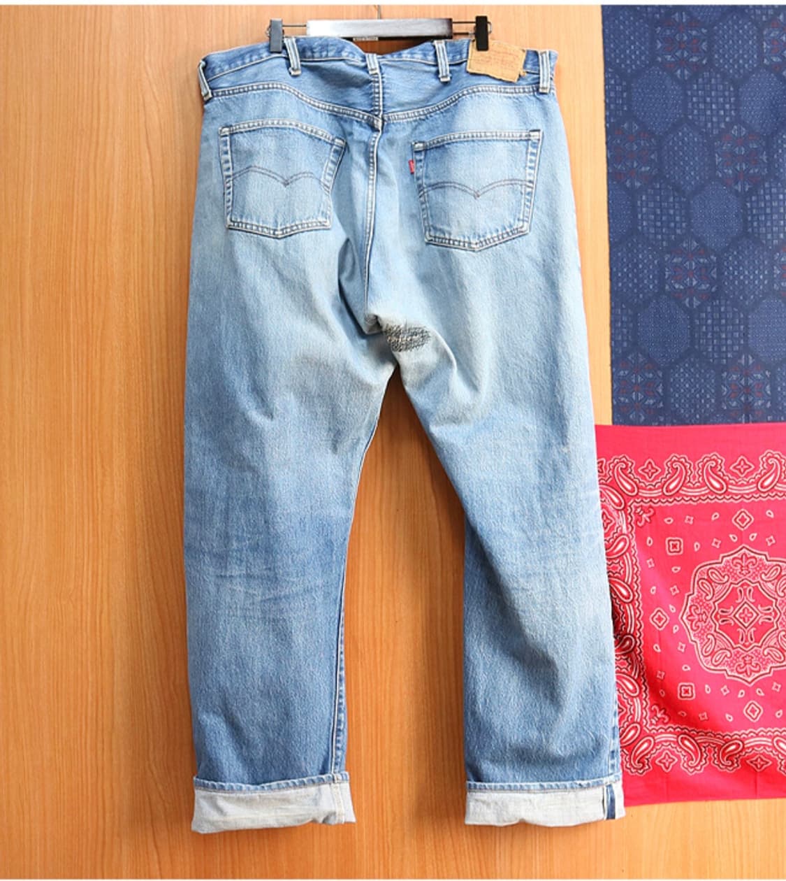 
미국산80s levis 3 501-0117 셀비지 빈티지 빅사이즈 상품이미지4