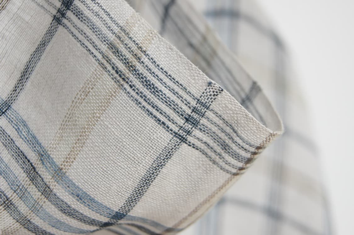 마가렛호웰 정품 린넨 체크 빅숄 상품이미지2