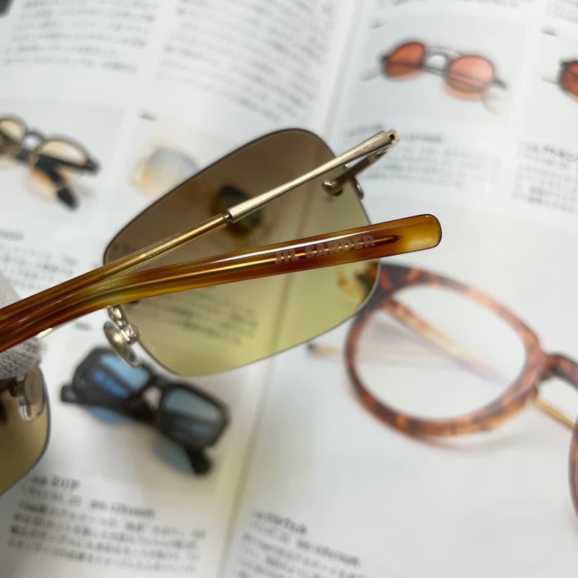 JIL SANDER 질샌더 티타늄 무테 안경 선글라스 상품이미지6