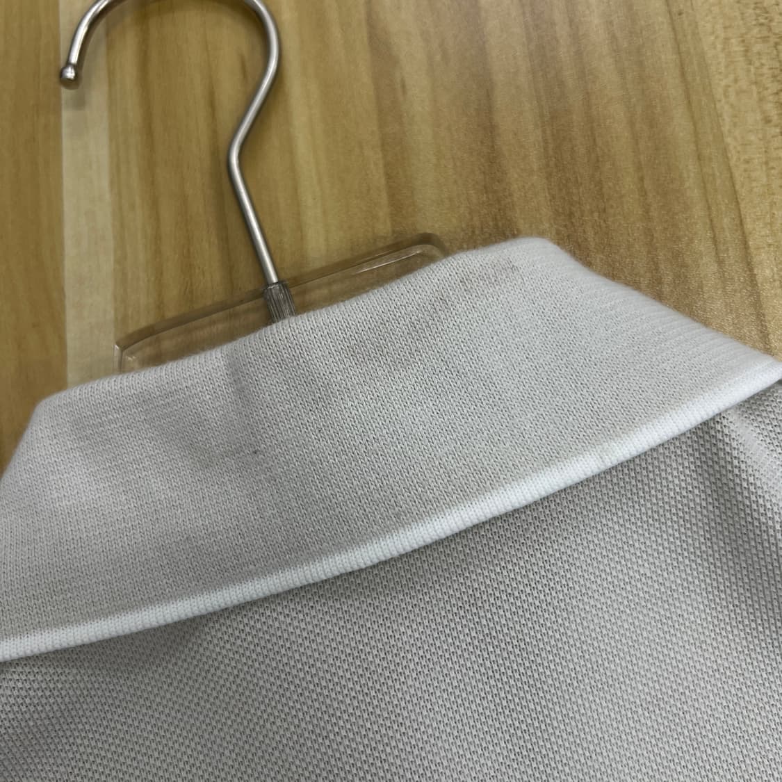 페라가모 빈티지 라이트 그레이 반팔 폴로 셔츠 XS 상품이미지8