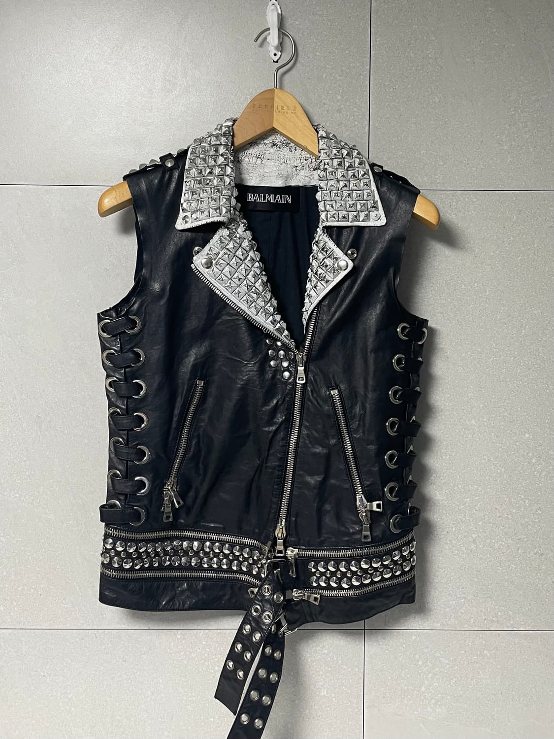 발망 데카르넹 2011ss 레더베스트 상품이미지2