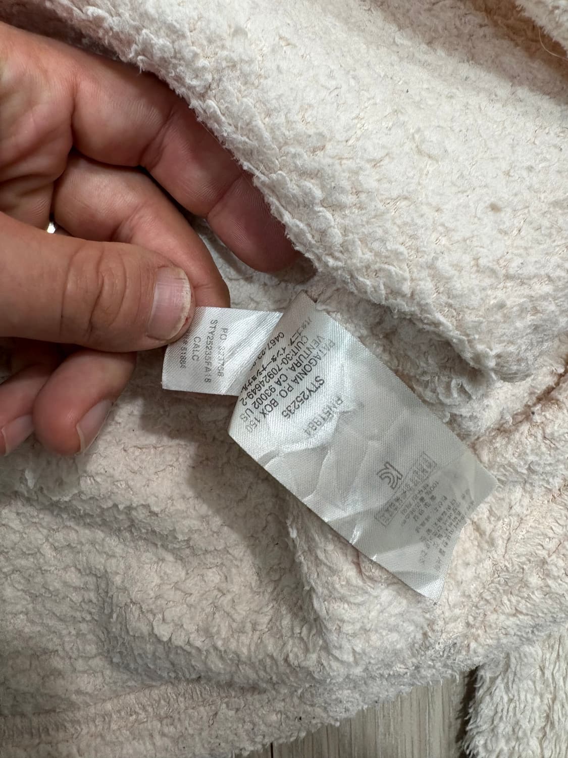 파타고니아 우먼즈 로스 가토스 1/4 집업 플리스 (아이보리 / XS)  상품이미지8