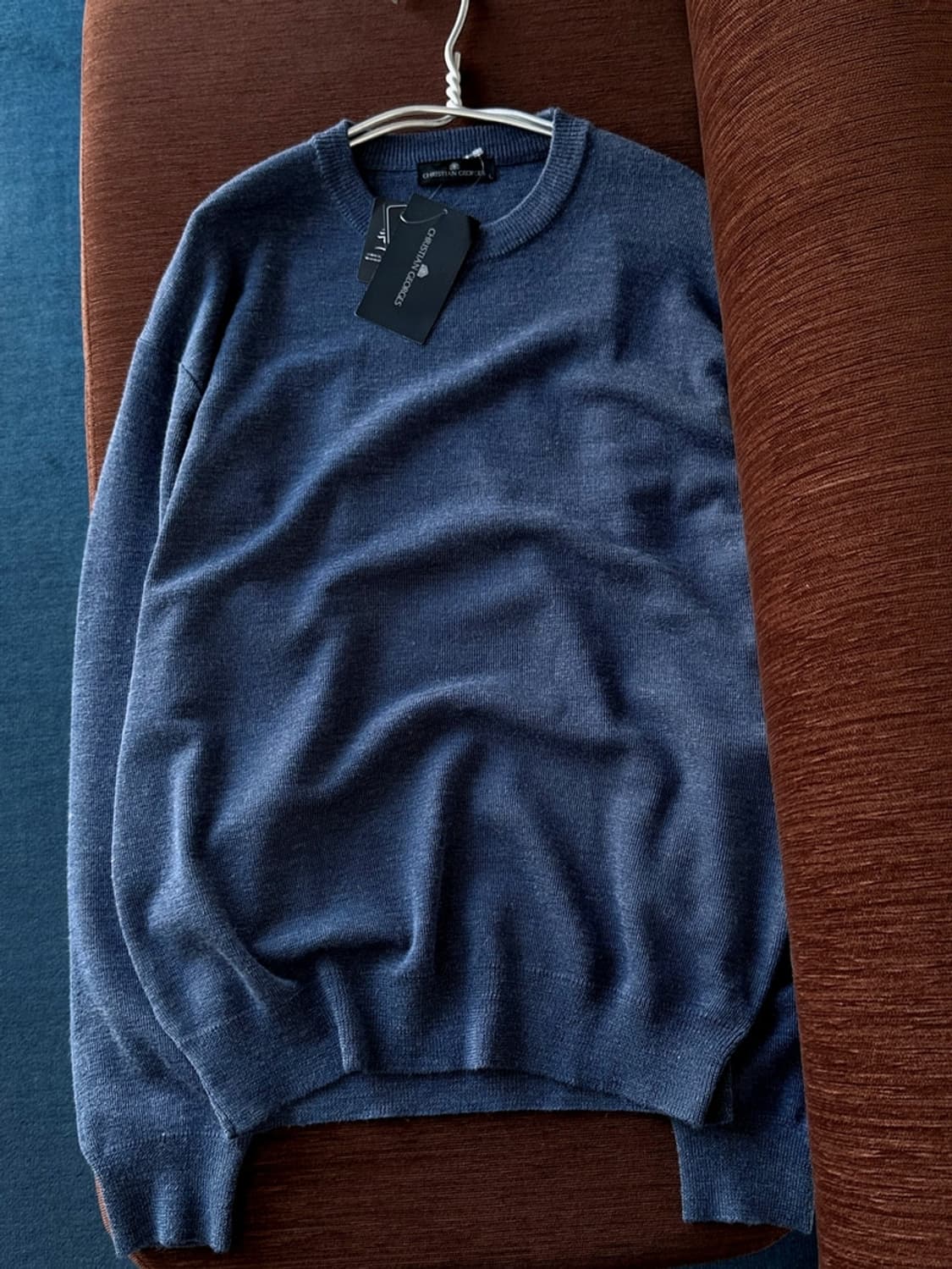 High gauge washable wool blend knit top 상품이미지3