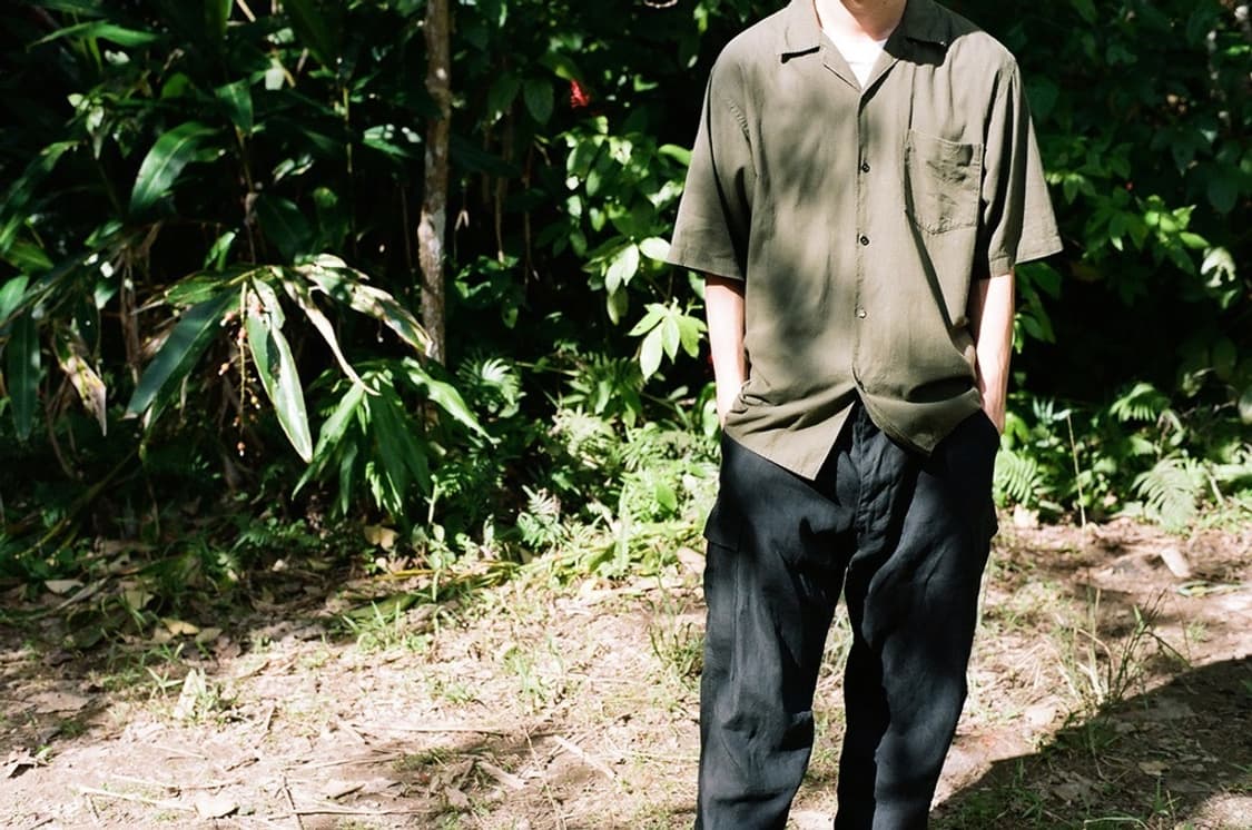 [2] 21ss 코모리 베타샨 오픈카라셔츠 블랙, 삭스 일괄 상품이미지5