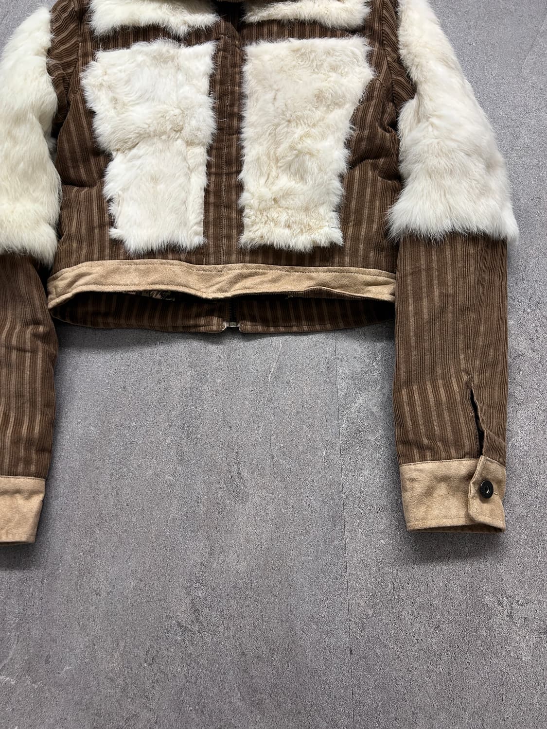 D&G 시어링 백크로스 하이넥 봄버 자켓 상품이미지8