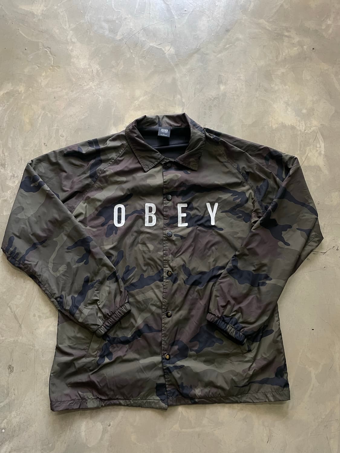 OBEY 오베이 카모 코치자켓 L 상품이미지3