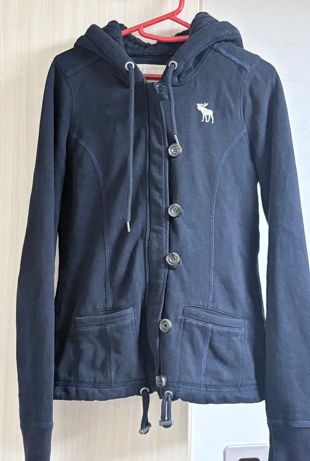 아베크롬비 네이비 슬림 후드 집업 자켓 상품이미지2