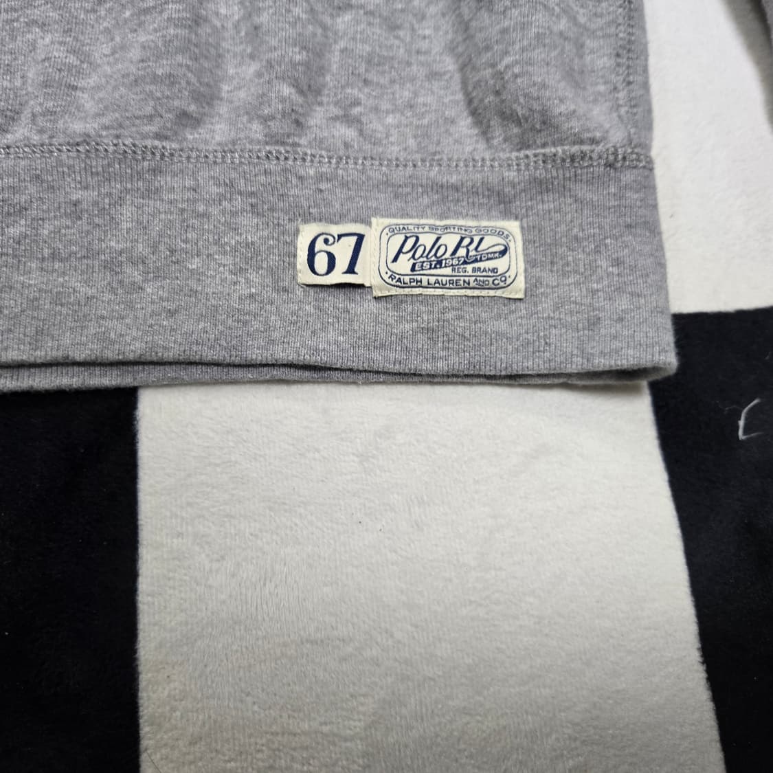 L 폴로랄프로렌 스펠아웃 아치 스웻셔츠 맨투맨 그레이 상품이미지4