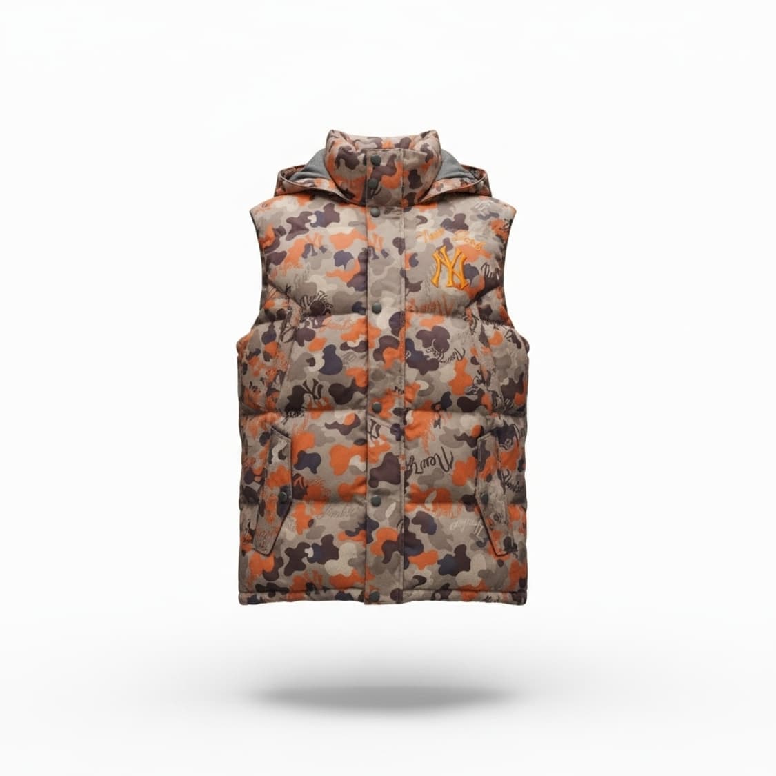 MLB NY 양키스 카모 패딩 베스트 상품이미지3