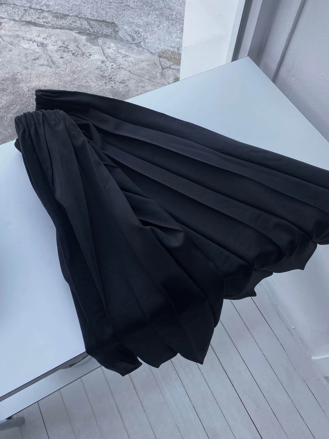 [Comme des garcons tricot] 밴딩 플리츠 울스커트 상품이미지4