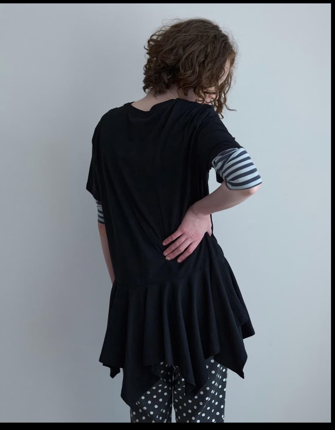 노컨텐츠 Half Sleeve Square ops 반팔 레이어드 상품이미지2