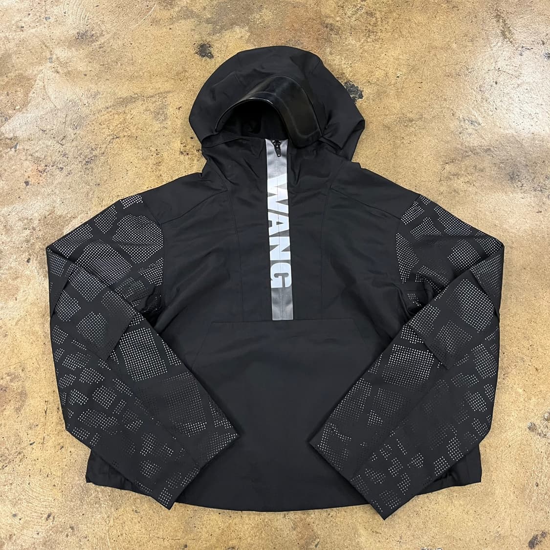 [정품] 알렉산더왕 x h&m 블랙 후드 윈드브레이커 자켓 b17 상품이미지2