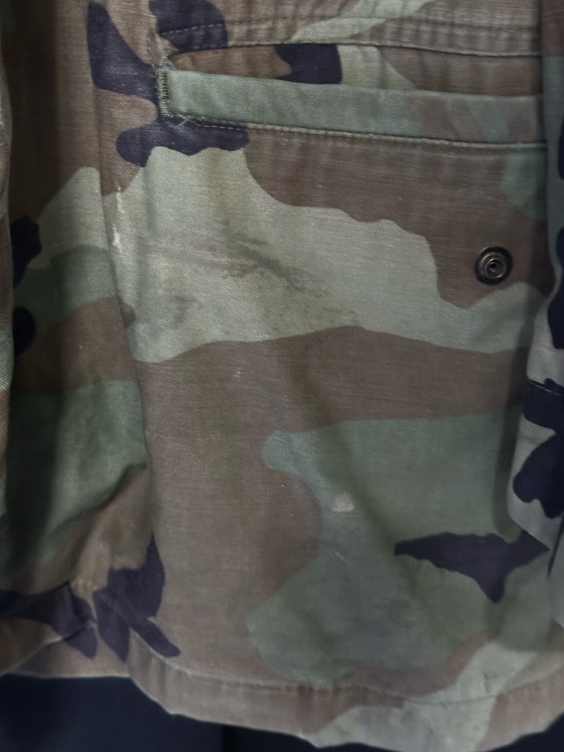 80‘s US ARMY m65 우드랜드 카모 필드 자켓 상품이미지3