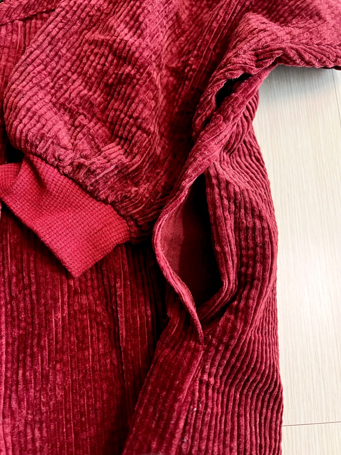 빈티지 버건디 상의 상품이미지3