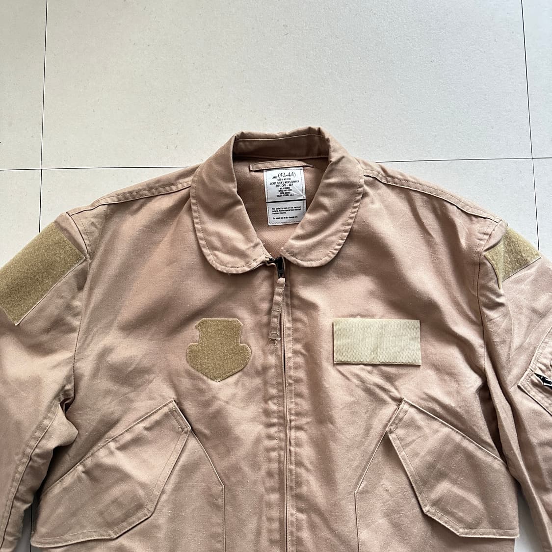 USAF 미공군 오리지널 탄컬러 CWU-36/P 아라미드 플라이트 자켓 상품이미지2