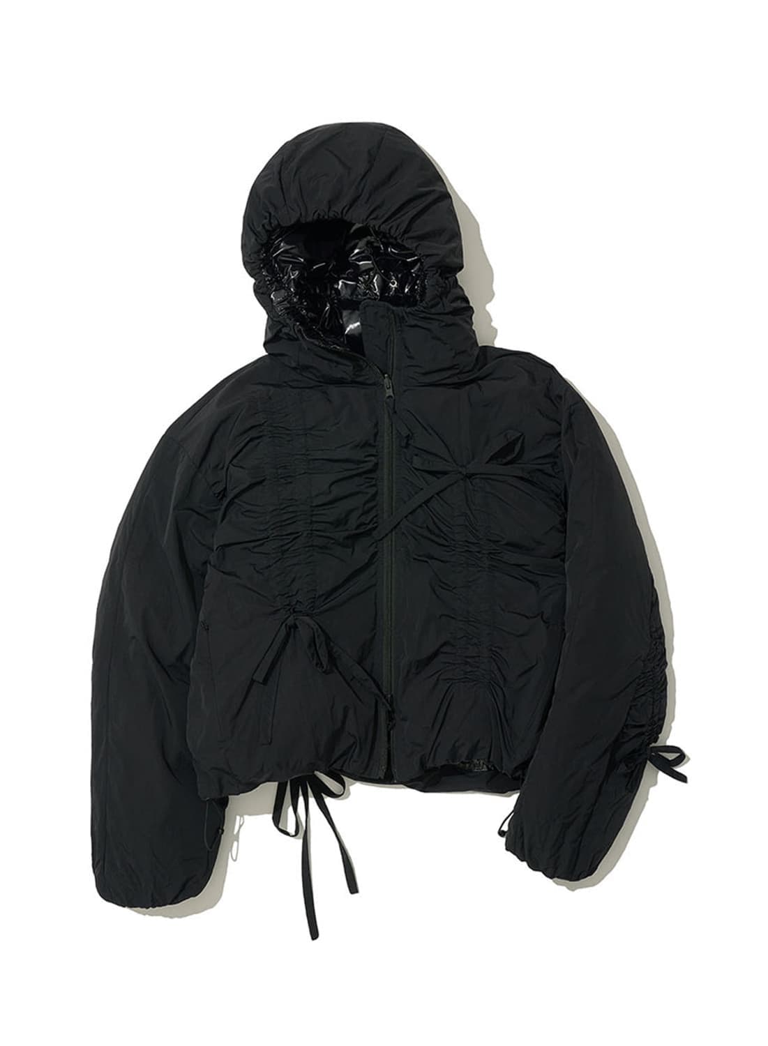 파르티멘토 우먼 리버시블 셔링 패딩 상품이미지1