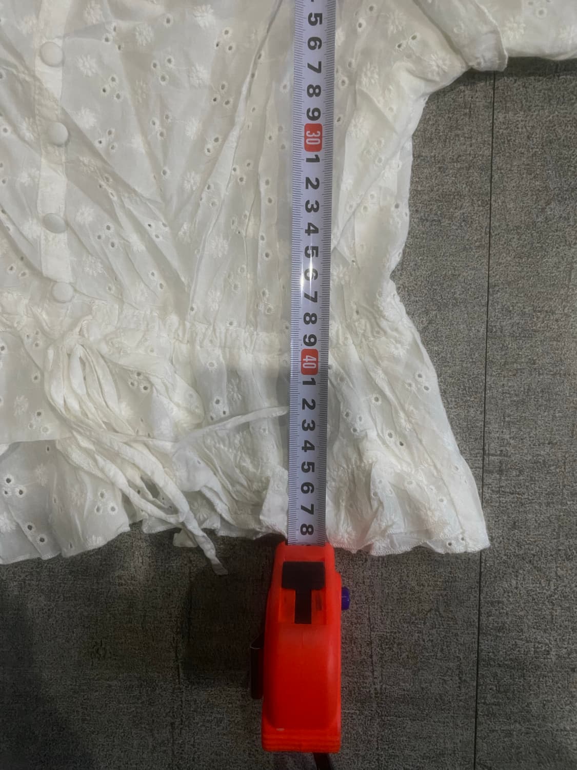 일본빈티지 Ems 하구미모리걸 달천깔페어리 콩단추 반팔블라우스 상품이미지3