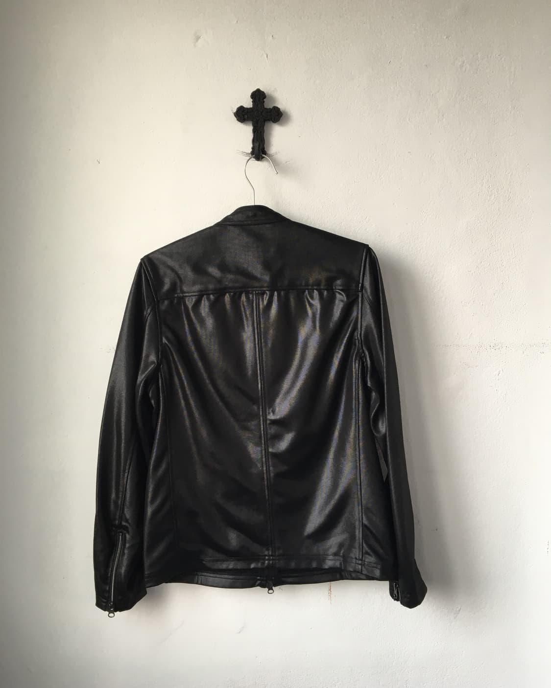 Glossy high neck zip up 상품이미지3