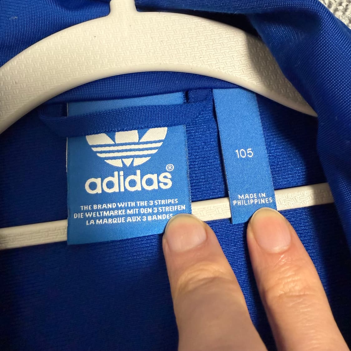 아디다스 파이어버드 져지 블루 105 트랙탑 상품이미지3