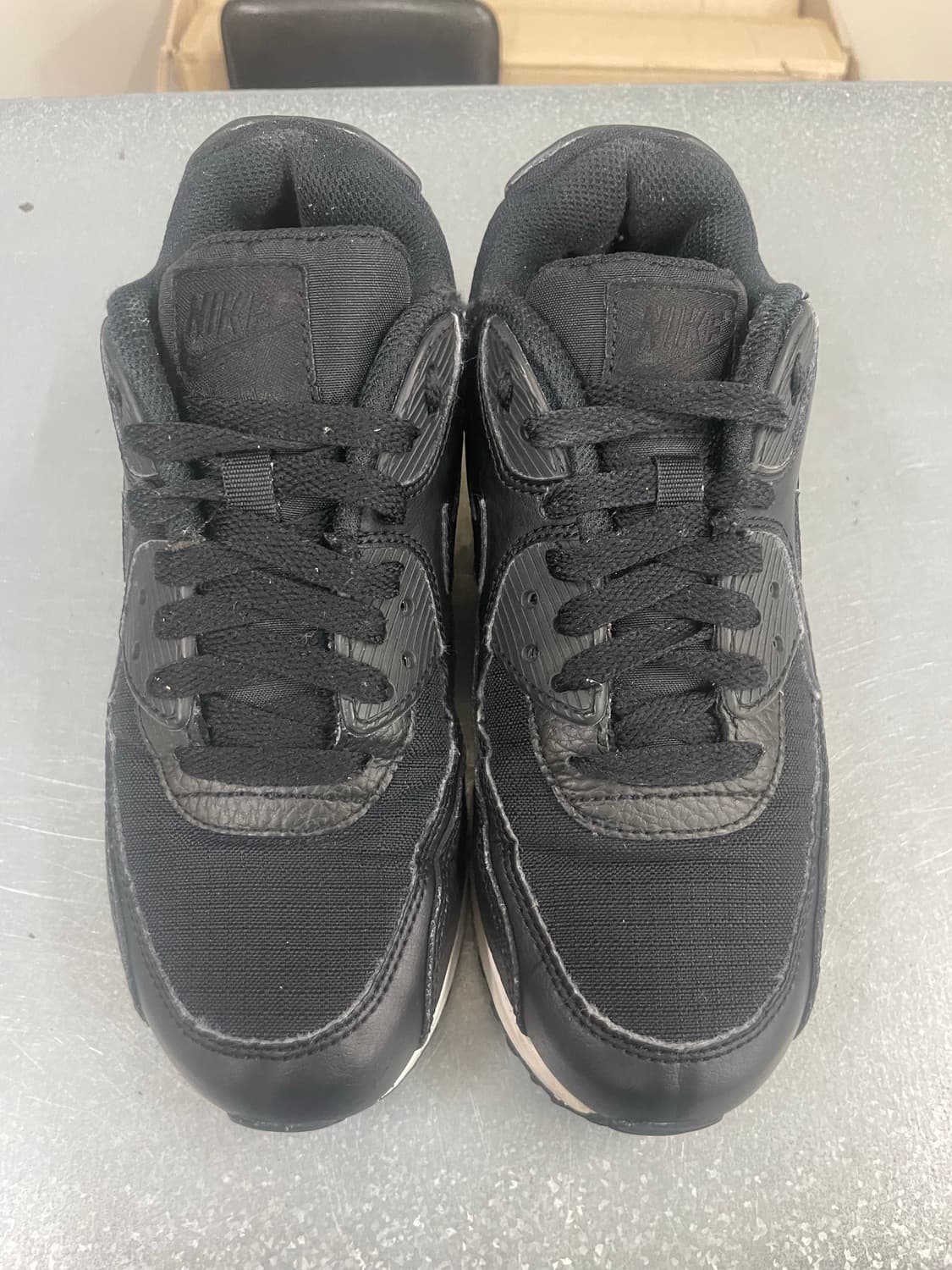 나이키 에어맥스 90 LTR 블랙 화이트 230 상품이미지5