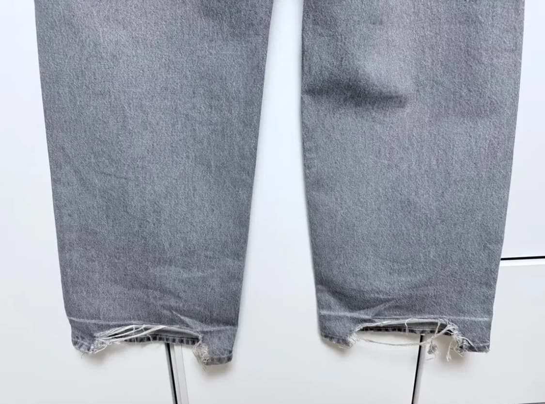 [32] 032c 그레이 블루 와이드 데님 팝니다.  상품이미지5