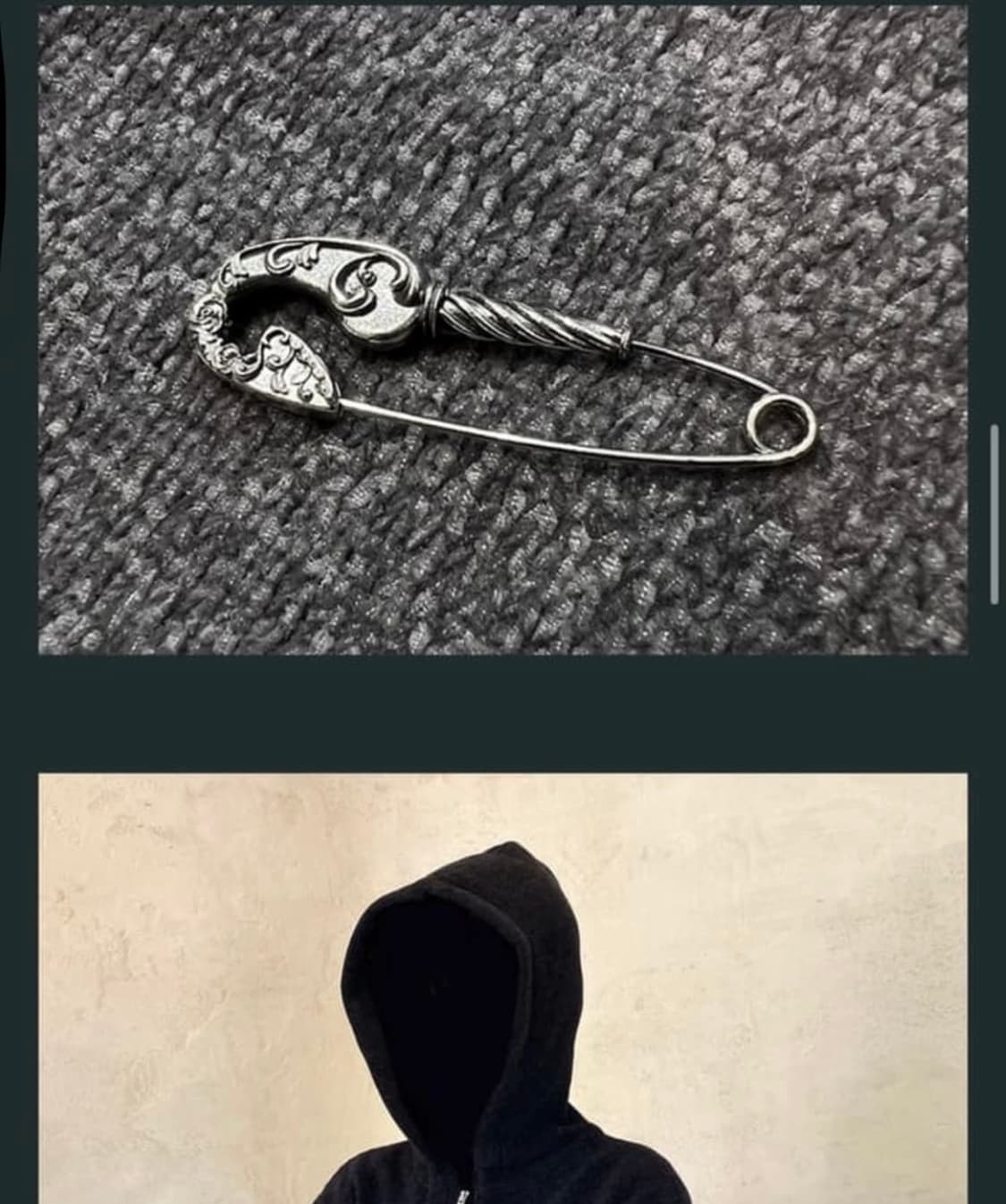 언더마이카 니트 후드집업  상품이미지2