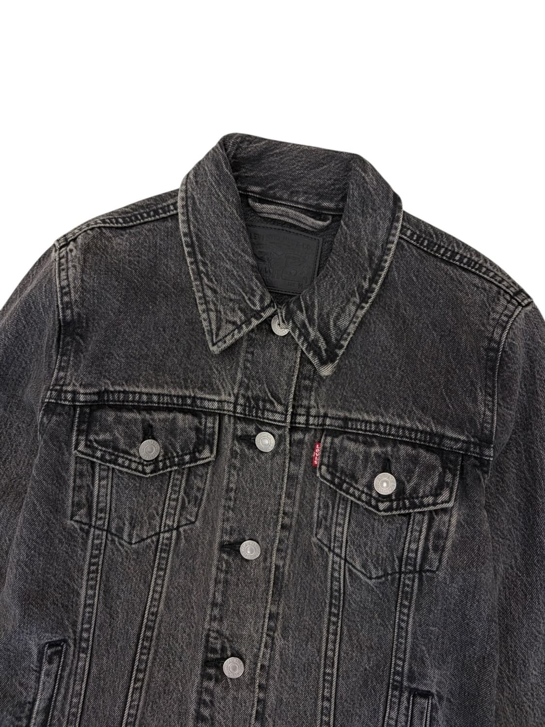 리바이스 블랙데님 자켓 (M)  상품이미지2