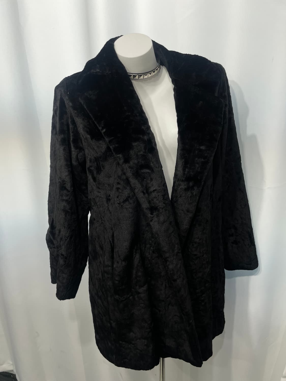 🎸블랙 퍼 코트🎸 상품이미지5