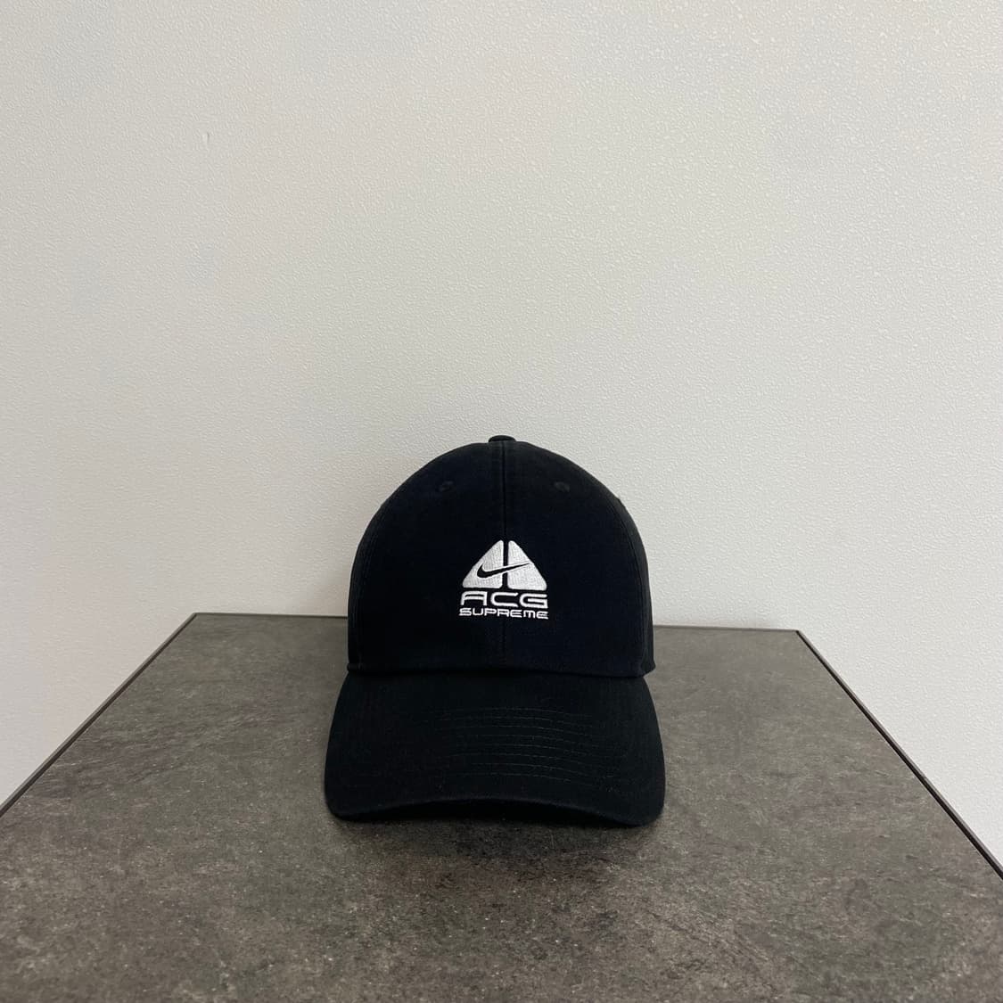 Supreme x Nike 슈프림x나이키 ACG 워시드 블랙 볼캡 모자 상품이미지1